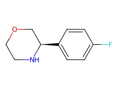 3-(4-Fluorophenyl)morpholine structure