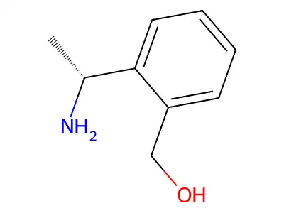(R)-(2-(1-Aminoethyl)phenyl)methanol structure