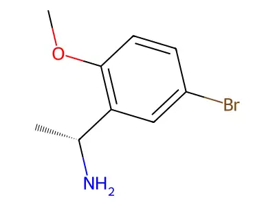 1-(5-Bromo-2-methoxy-phenyl)ethanamine structure