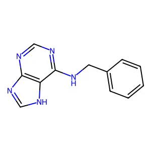 6-苄氨基嘌呤 structure