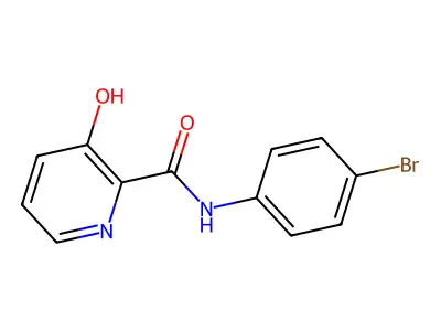 2-Pyridinecarboxamide,n-(4-bromophenyl)-3-hydroxy- structure