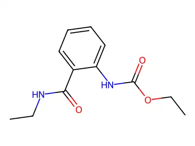 Ethyl N-[2-(ethylcarbamoyl)phenyl]carbamate structure