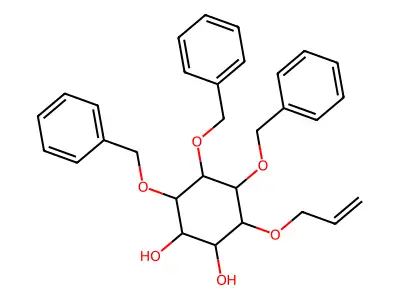 3-(Allyloxy)-4,5,6-tris(benzyloxy)-1,2-cyclohexanediol structure