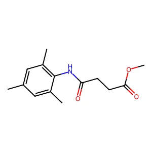 Methyl 4-(mesitylamino)-4-oxobutanoate structure