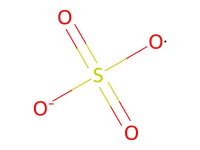 Tetraoxidosulfate(.1-) structure