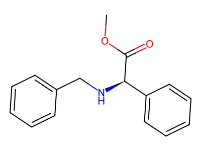 Methyl 2-(benzylamino)-2-phenylacetate structure