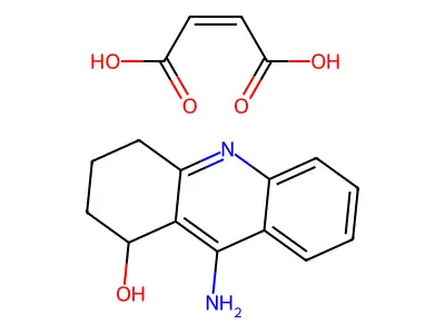 Velnacrine Maleate structure