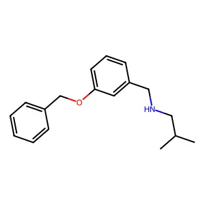 {[3-(Benzyloxy)phenyl]methyl}(2-methylpropyl)amine structure