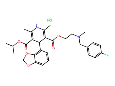 Elgodipine hydrochloride structure