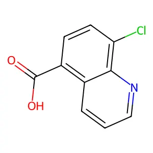 8-氯喹啉-5-甲酸 structure