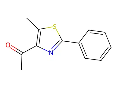 1-(5-Methyl-2-phenyl-1,3-thiazol-4-yl)ethanone structure
