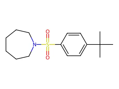 1-(4-Tert-butylphenyl)sulfonylazepane structure