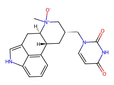 (8-beta)-1-((6-Methylergolin-8-yl)methyl)-2,4(1H,3H)-pyrimidinedione N(sup 6)-oxide structure