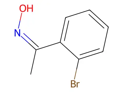 Ethanone, 1-(2-bromophenyl)-, oxime structure
