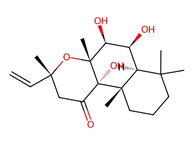 7-Deacetyl-1-deoxyforskolin from Coleus forskohlii structure