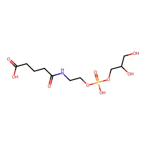 4,6-Dioxa-9-aza-5-phosphatetradecan-14-oic acid, 1,2,5-trihydroxy-10-oxo-, 5-oxide structure
