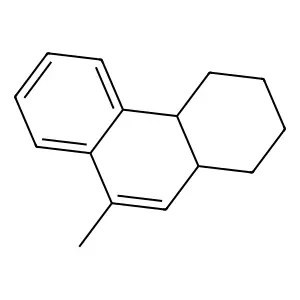 9-Methyl-trans-1,2,3,4,4a,10a-hexahydrophenanthrene structure