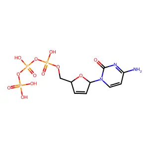 2',3'-Didehydro-2',3'-dideoxycytidine 5'-triphosphate structure