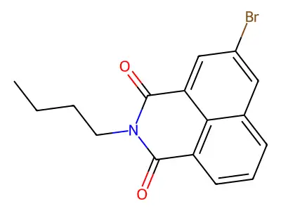 5-bromo-2-butyl-1H-benzo[de]isoquinoline-1,3(2H)-dione structure