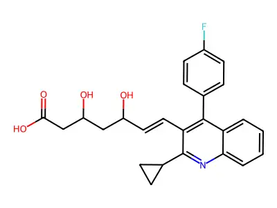 匹伐他汀 structure