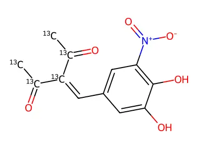 硝替卡朋 structure
