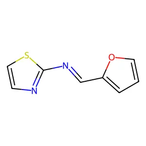 2-Thiazolamine, N-(2-furanylmethylene)- structure