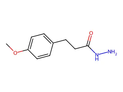 3-(4-Methoxyphenyl)propanohydrazide structure