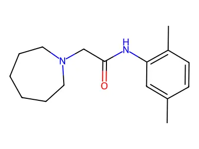 2-(氮杂环庚-1-基)-N-(2,5-二甲基苯基)乙酰胺 structure