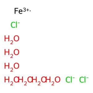 七水合氯化铁 structure