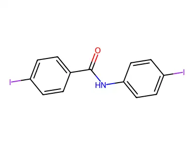 4-iodo-N-(4-iodophenyl)benzamide structure