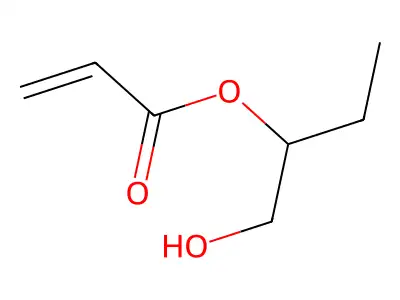 2-丙烯酸 1-(羟甲基)丙酯 structure