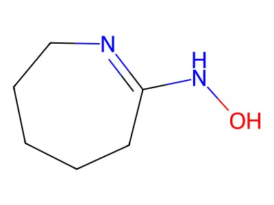 Azepan-2-one oxime structure