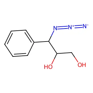 (R,R)-3-Azido-3-phenyl-1,2-propanediol structure