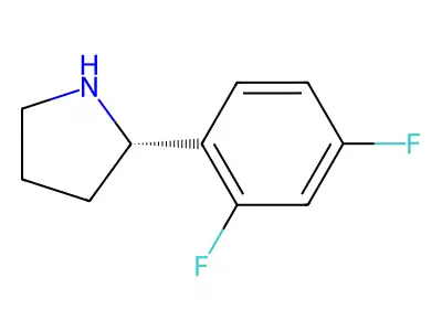 2-(2,4-Difluorophenyl)pyrrolidine structure