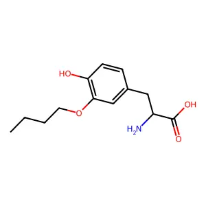 左旋多巴4-羟丁酯 structure