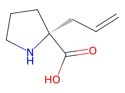 (R)-2-Allylproline structure