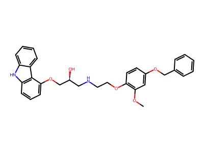 4'-Benzyloxy Carvedilol structure