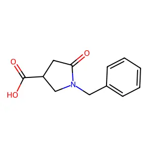(R)-1-苄基-5-氧代吡咯烷-3-甲酸 structure