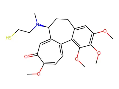 N-(2-Mercaptoethyl) Demecolcine structure
