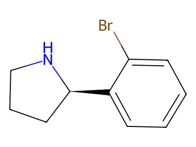 2-(2-Bromophenyl)pyrrolidine structure