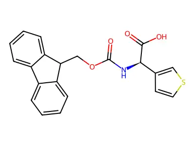FMOC-DL-3-thienylalanine structure