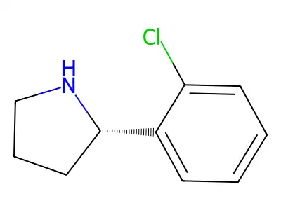 2-(2-Chlorophenyl)pyrrolidine structure