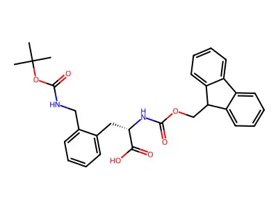 Fmoc-L-2-Aminomethylphe(Boc) structure
