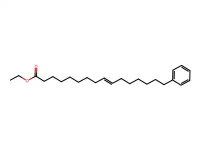 Ethyl 16-phenylhexadec-9-enoate structure
