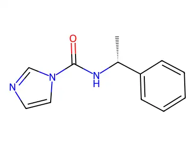 N-(1-phenylethyl)-1H-imidazole-1-carboxamide structure