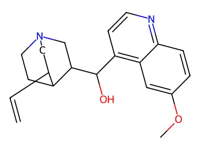 {5-Ethenyl-1-azabicyclo[2.2.2]octan-3-YL}(6-methoxyquinolin-4-YL)methanol structure
