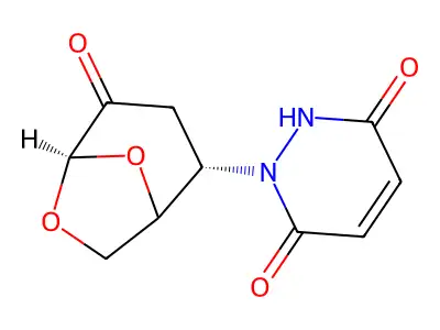 2-(4-oxo-6,8-dioxabicyclo[3.2.1]octan-2-yl)-1H-pyridazine-3,6-dione structure
