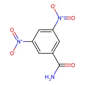 3,5-二硝基苯甲酰胺 structure