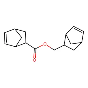 Bicyclo[2.2.1]hept-5-en-2-ylmethyl bicyclo[2.2.1]hept-5-ene-2-carboxylate structure
