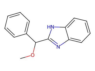 1H-Benzimidazole, 2-(methoxyphenylmethyl)- structure